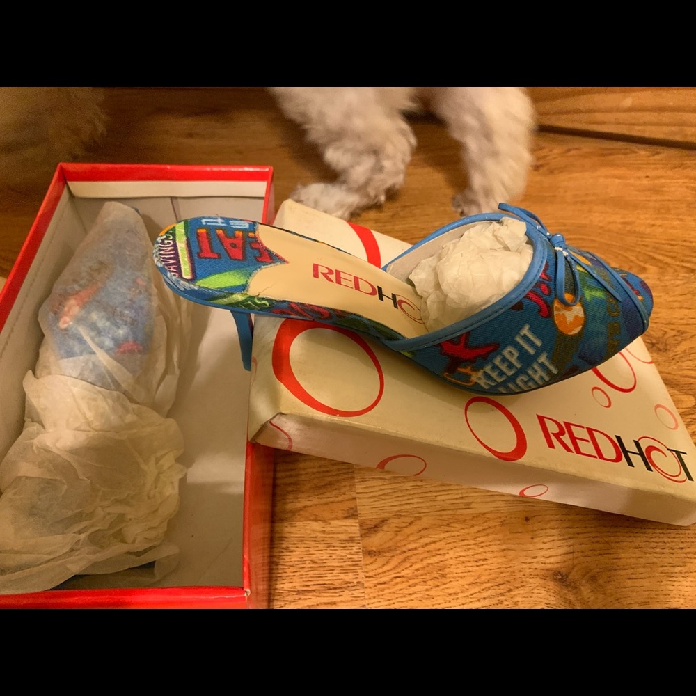 Brand New Never Worn Red Hot Shoes